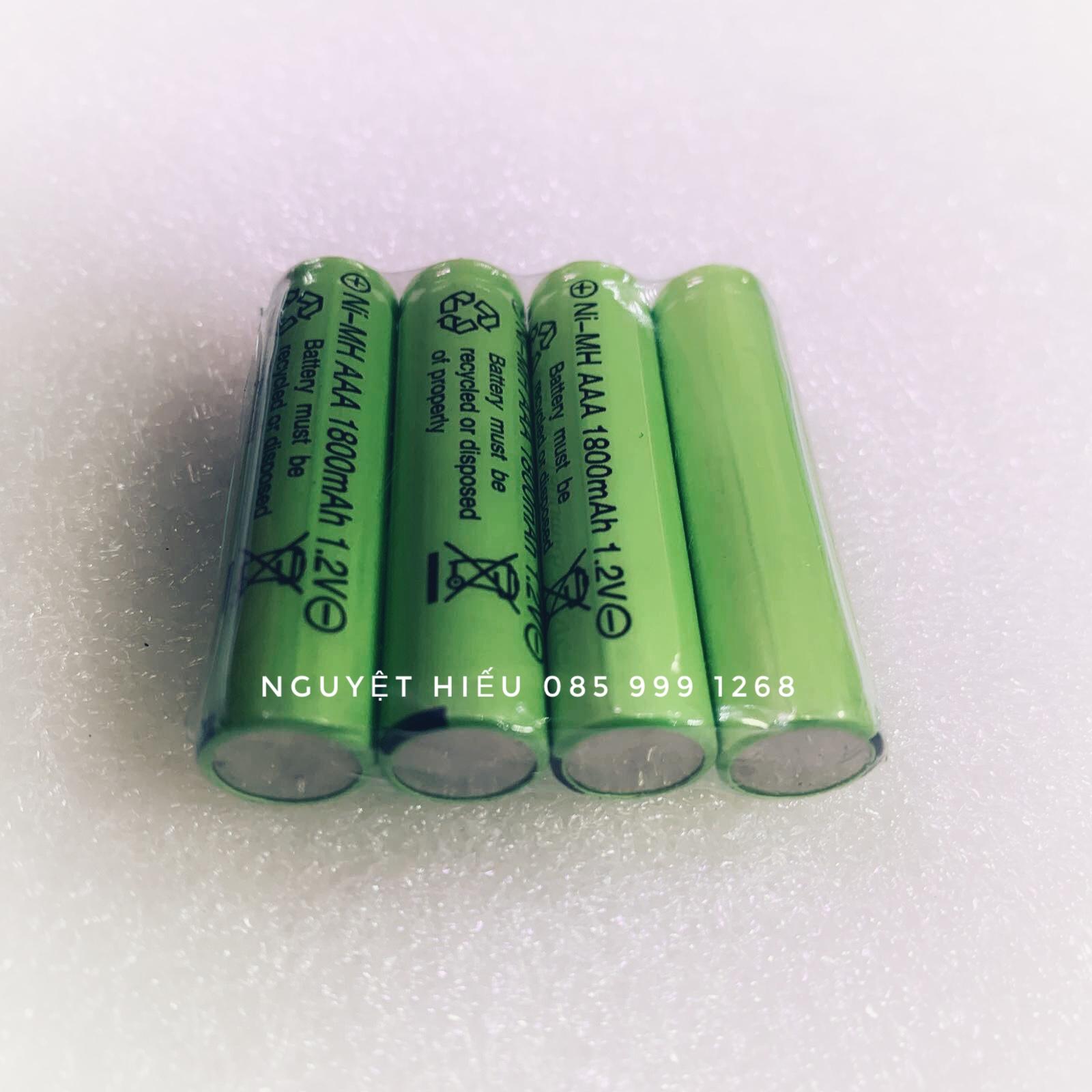 Pin cell vỉ 4 viên AAA NiMH 1.2V 1800mAh