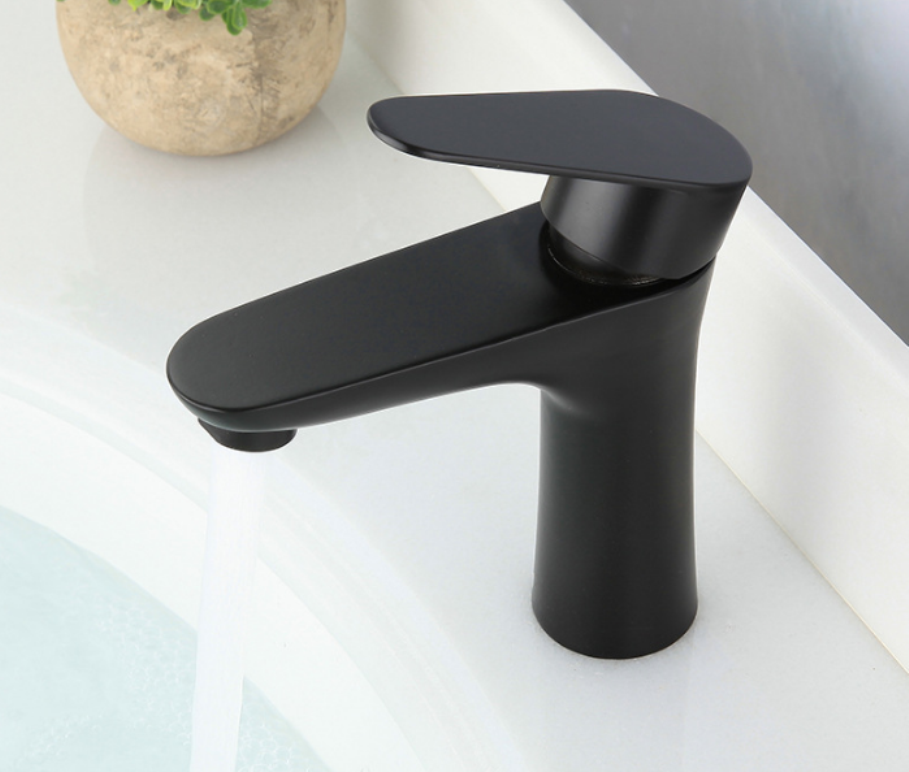 Vòi lavabo đen - nóng lạnh- Inox 304  MS3
