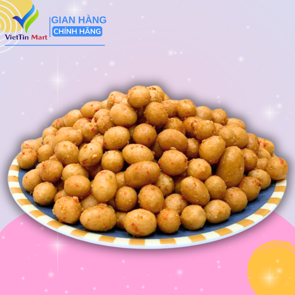 500Gr [lon pet] ĐẬU PHỘNG DA CÁ TỎI ỚT LOẠI 1