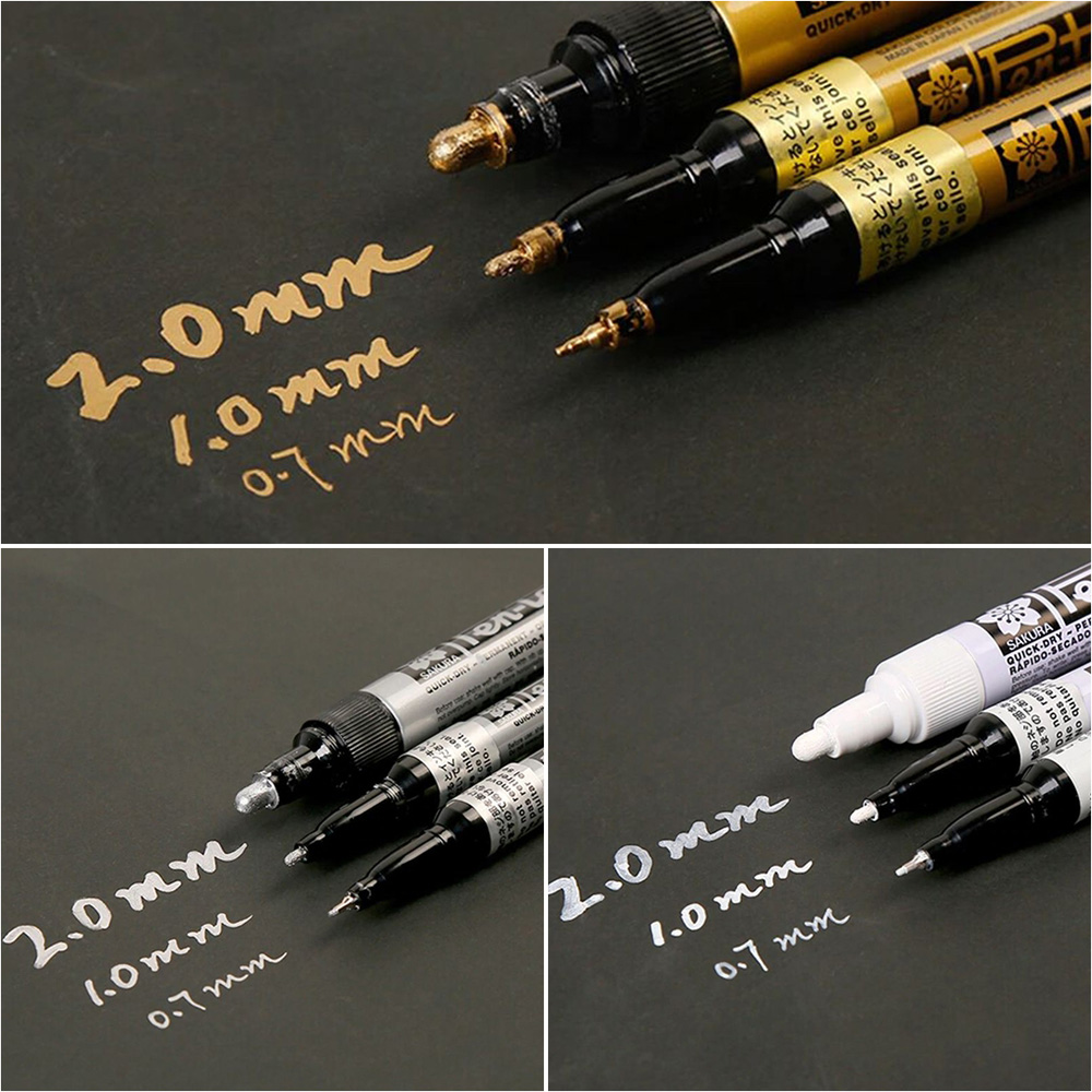 Bút sơn dầu vẽ lên mọi bề mặt Sakura Pentouch Medium Point - Ngòi 2.0mm