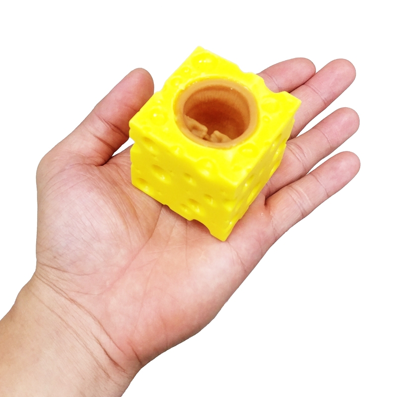 Đồ Chơi Squishy Chuột Phô Mai LU16 (Mẫu Màu Giao Ngẫu Nhiên)
