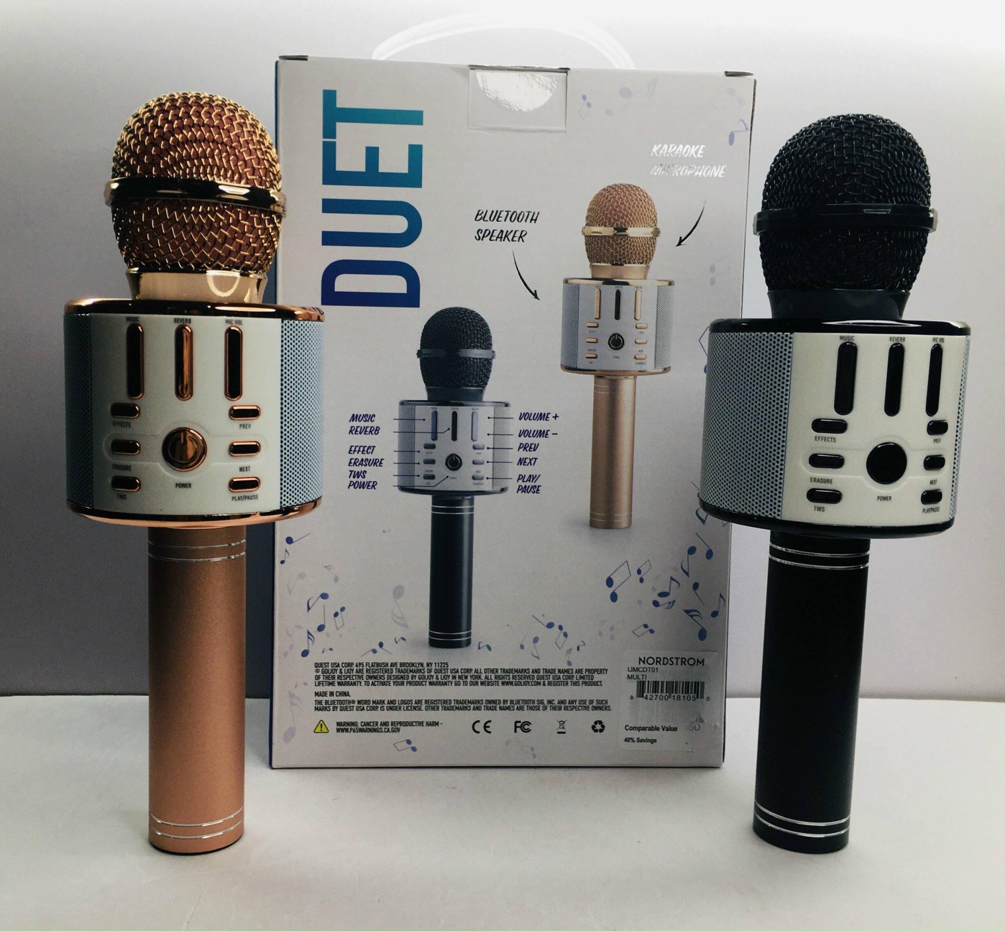 Verkstar Q30 Wireless Bluetooth Microphone Speaker KARAOKE 2in1 [HÀNG MỸ]