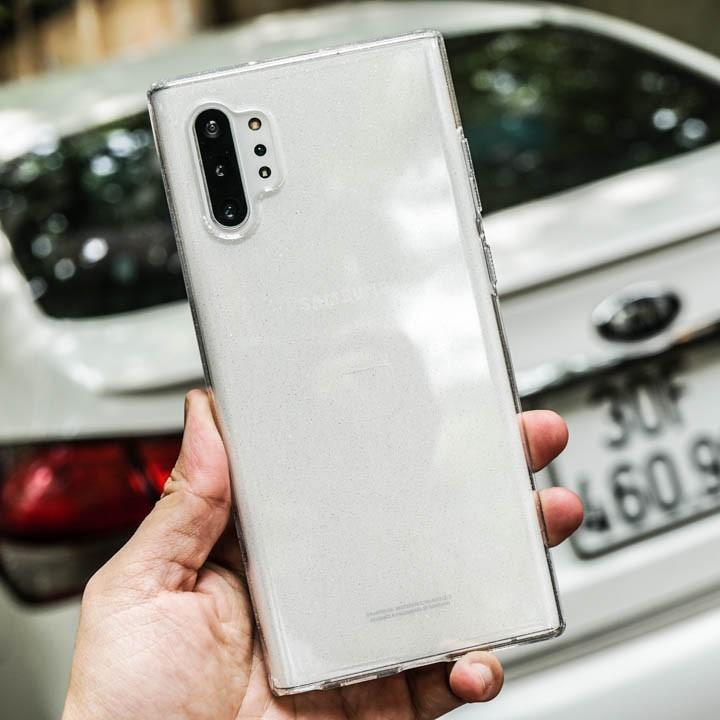 Ốp lưng Spigen Galaxy Note 10/ 10 Plus Pha lê trong suốt chống sốc
