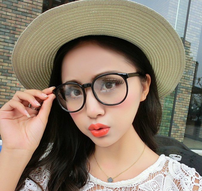 (Xem video thật) - Kính mát gọng tròn thời trang cho nữ K52