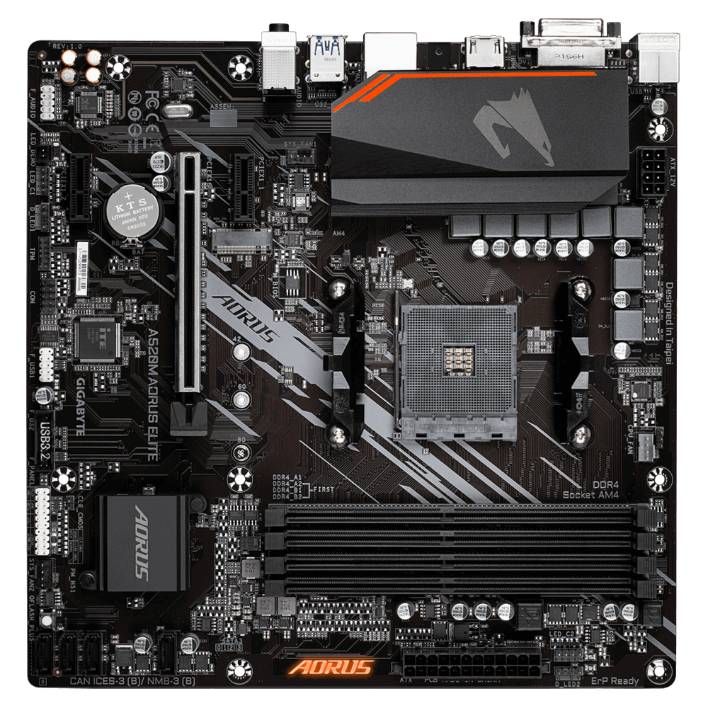 Mainboard Gigabyte A520M AORUS ELITE