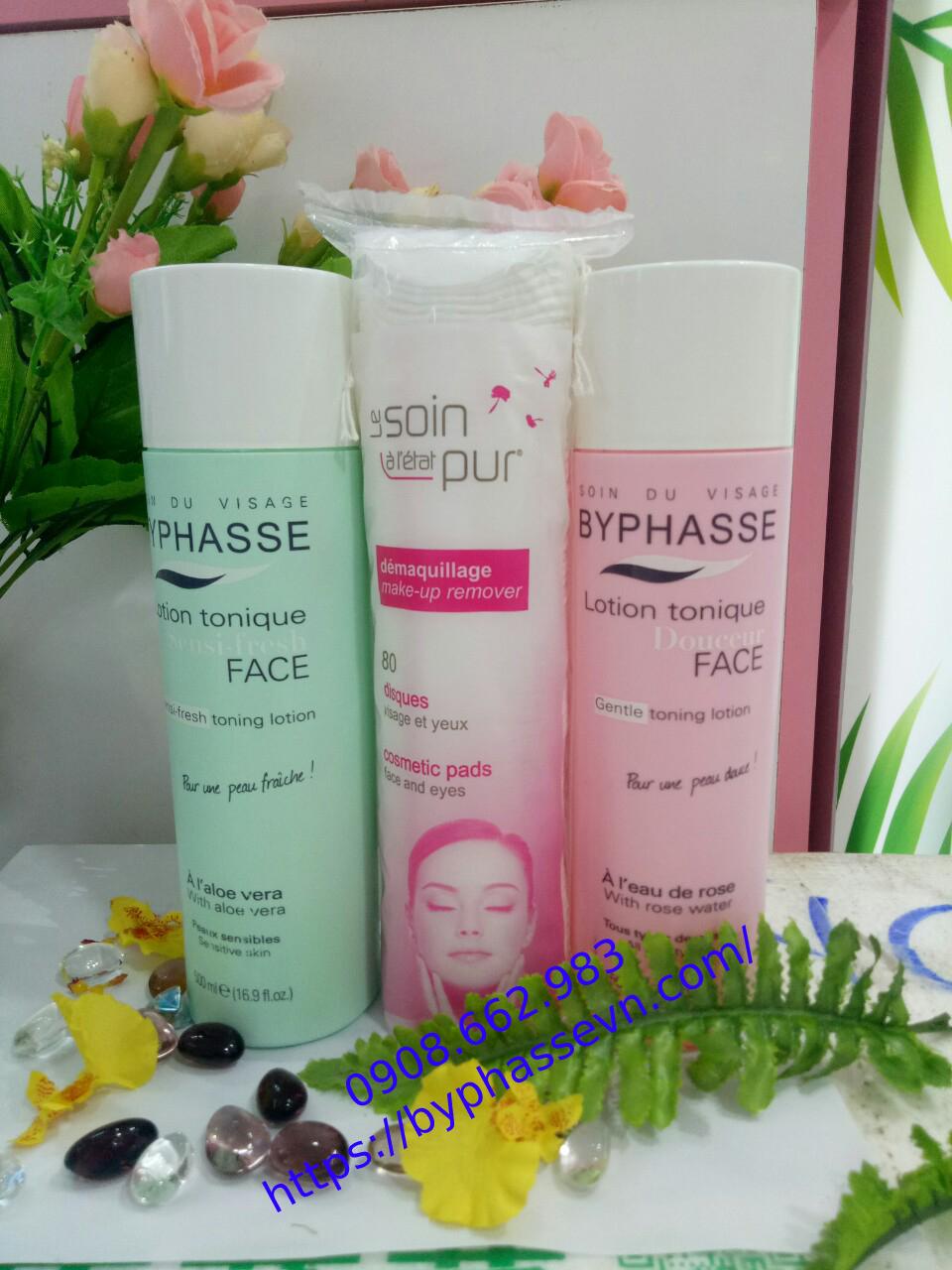 [HCM]Nước Hoa Hồng Soin Du Visage Byphasse - 500ml (PURITY TONER LOTION WITCH HAZEL WATER AND ORANGE BLOSSOM OILY SKIN)