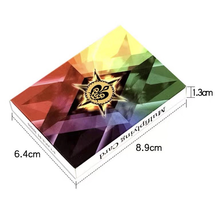 BÀI SIÊU MỎNG ẢO THUẬT - MANIPULATION 4 COLOR DIAMOND FANNING DECK