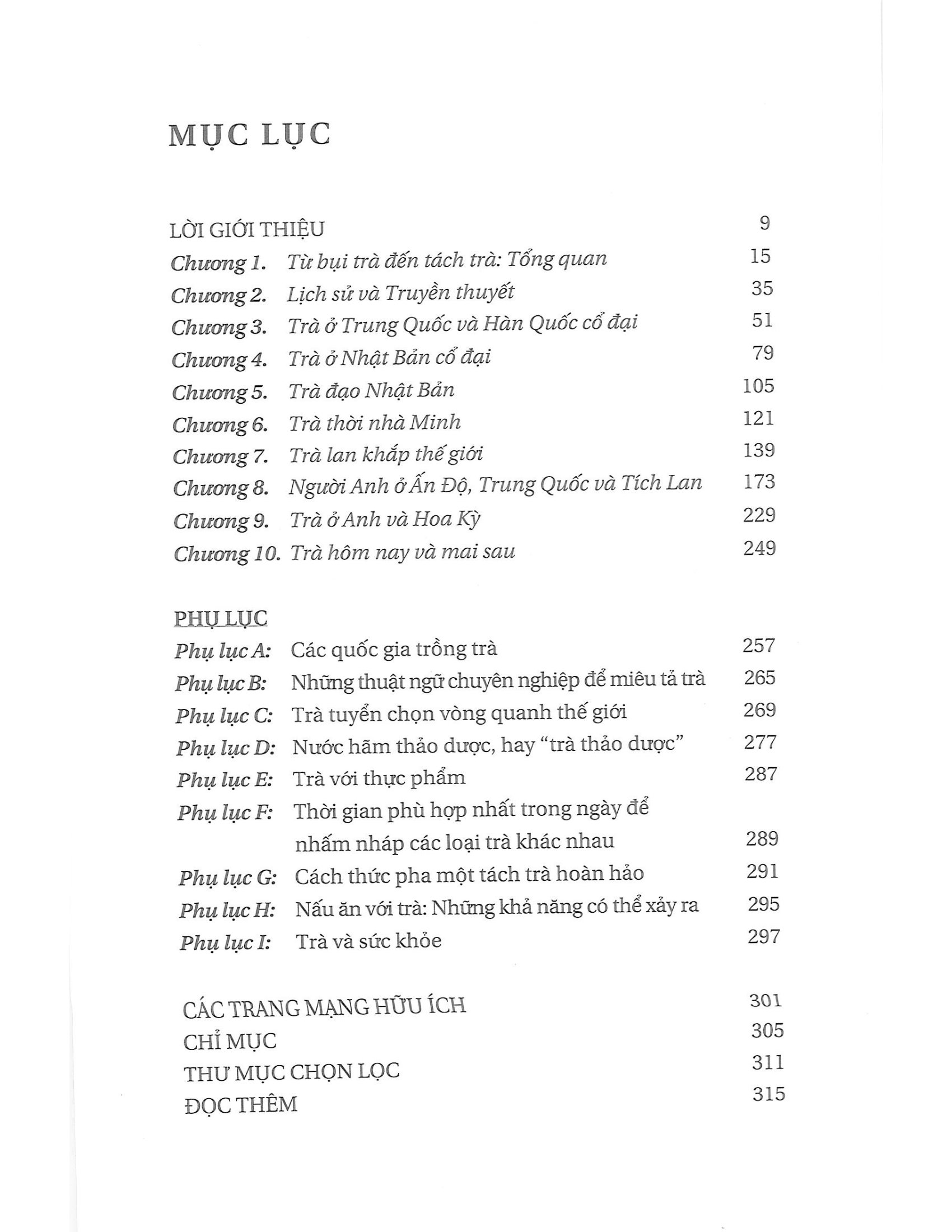 Sách Lịch Sử Của Trà