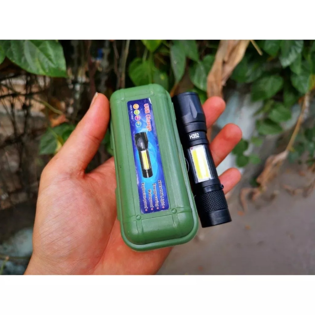Đèn Pin Siêu Sáng Cao Cấp Mini T1 3 Chế Độ Sáng Full Box