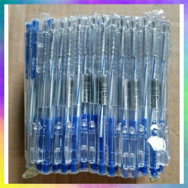 [HCM] COMBO 100 Bút bi ngòi 0.7mm nét đậm rõ ràng (xanh, đen, đỏ, tím)