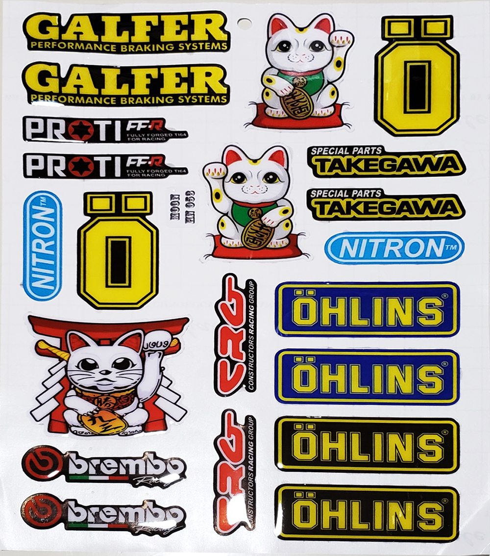 [HCM]TEM LOGO NỔI CHO XE MÁY H053