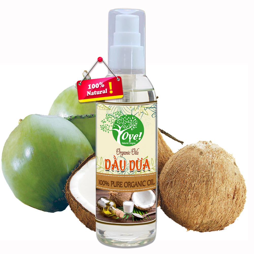 Dầu Dừa Nguyên Chất 100ml, Dưỡng Da, Chăm Sóc Tóc - OYE