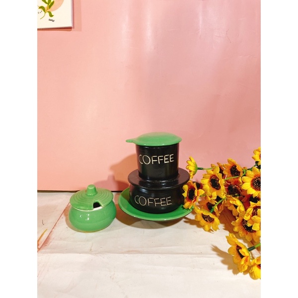 Bộ Phin Pha Cà Phê Gốm Sứ Bát Tràng