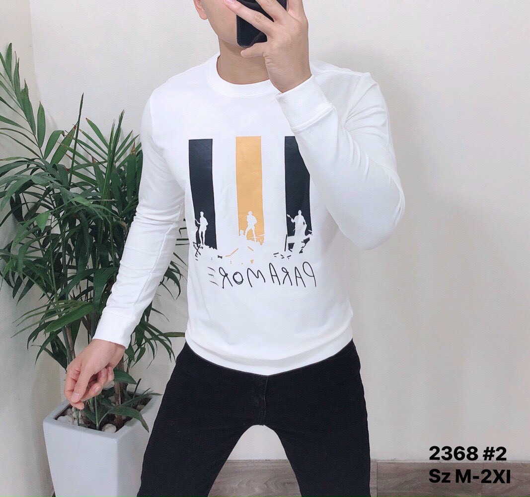 [HCM][giá hủy diệt] áo thun nam tay dài chất thun xịn in chữ nổi bật phong cách hàn quốc thời trang Binstore94 ks032