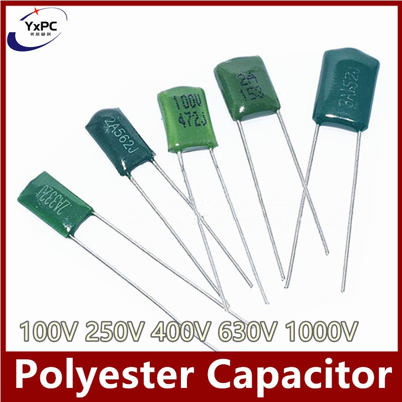 50pcs 1000v 630v 250v 400v 100v film capacitor 221 222 334 681 272 332 682 822 1nf 2.2nf 10nf 22nf 47nf 100nf 0.1uf