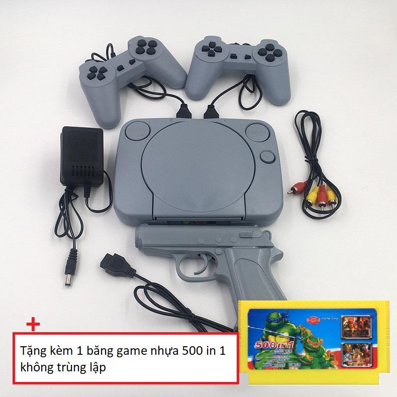 Bộ máy game băng nhựa Contra 2 + Kèm 1 băng game nhựa 500 in 1 không trùng lập