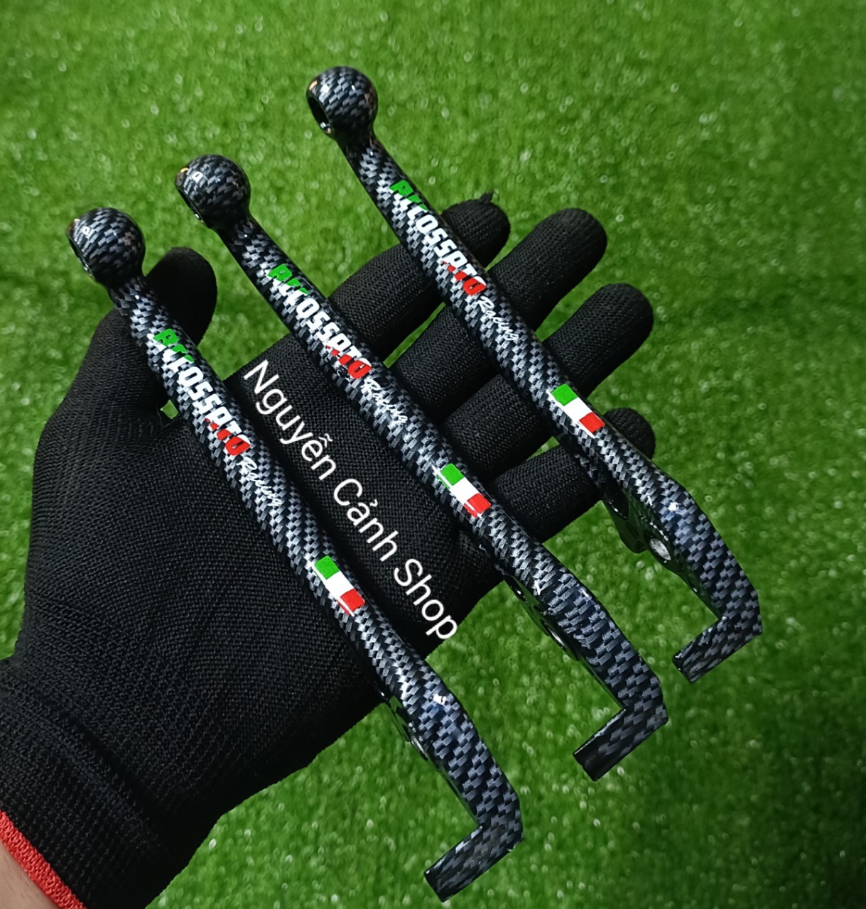 Tay thắng carbon V3-xe Future 125,wave đĩa