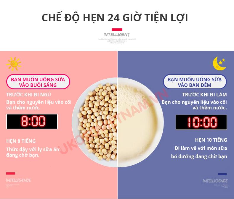UKOEO PR5 PLUS - Máy xay nấu sữa hạt đa năng