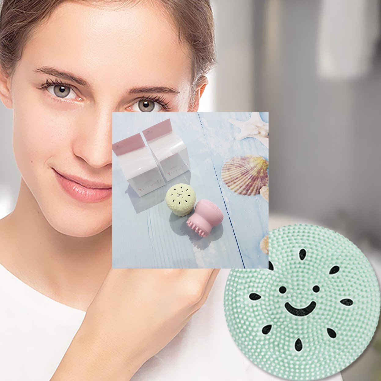 [Màu Ngẫu Nhiên] Cọ Rửa Mặt Bạch Tuộc Vacosi Boover Cleanser DC03