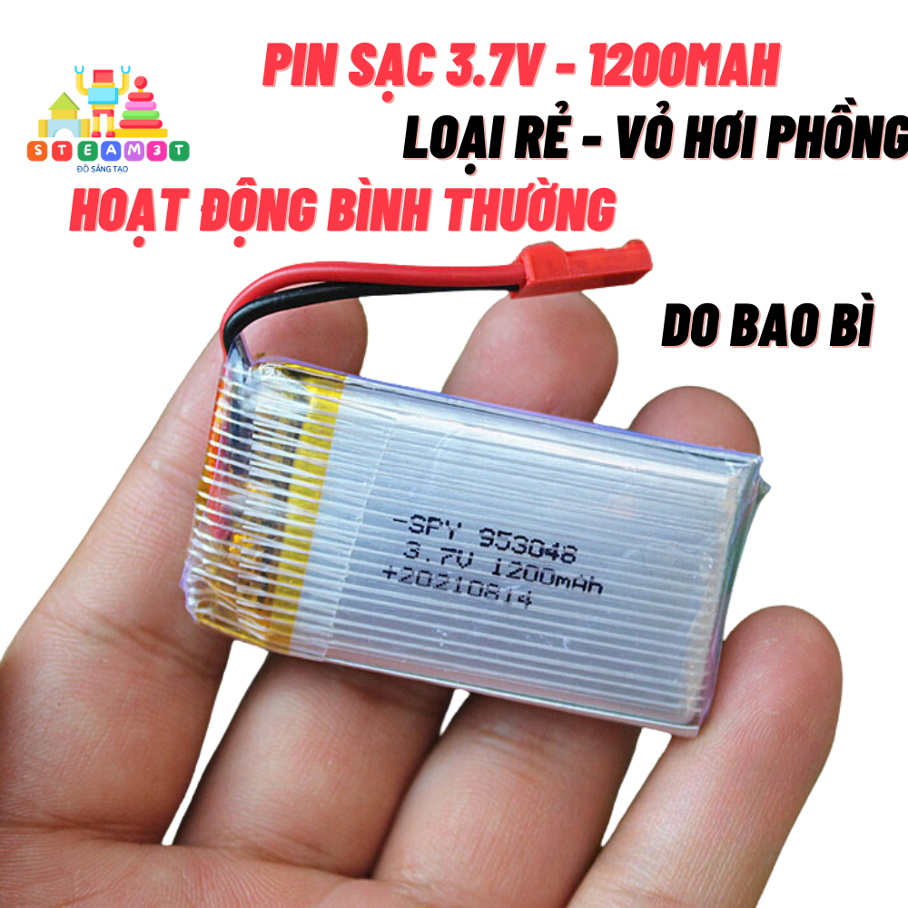 [HCM]Pin lithium 3.7V 1200mAh 25C cho máy bay mô hình RC hàng mới có mạch bảo vệ sạc - LK0311