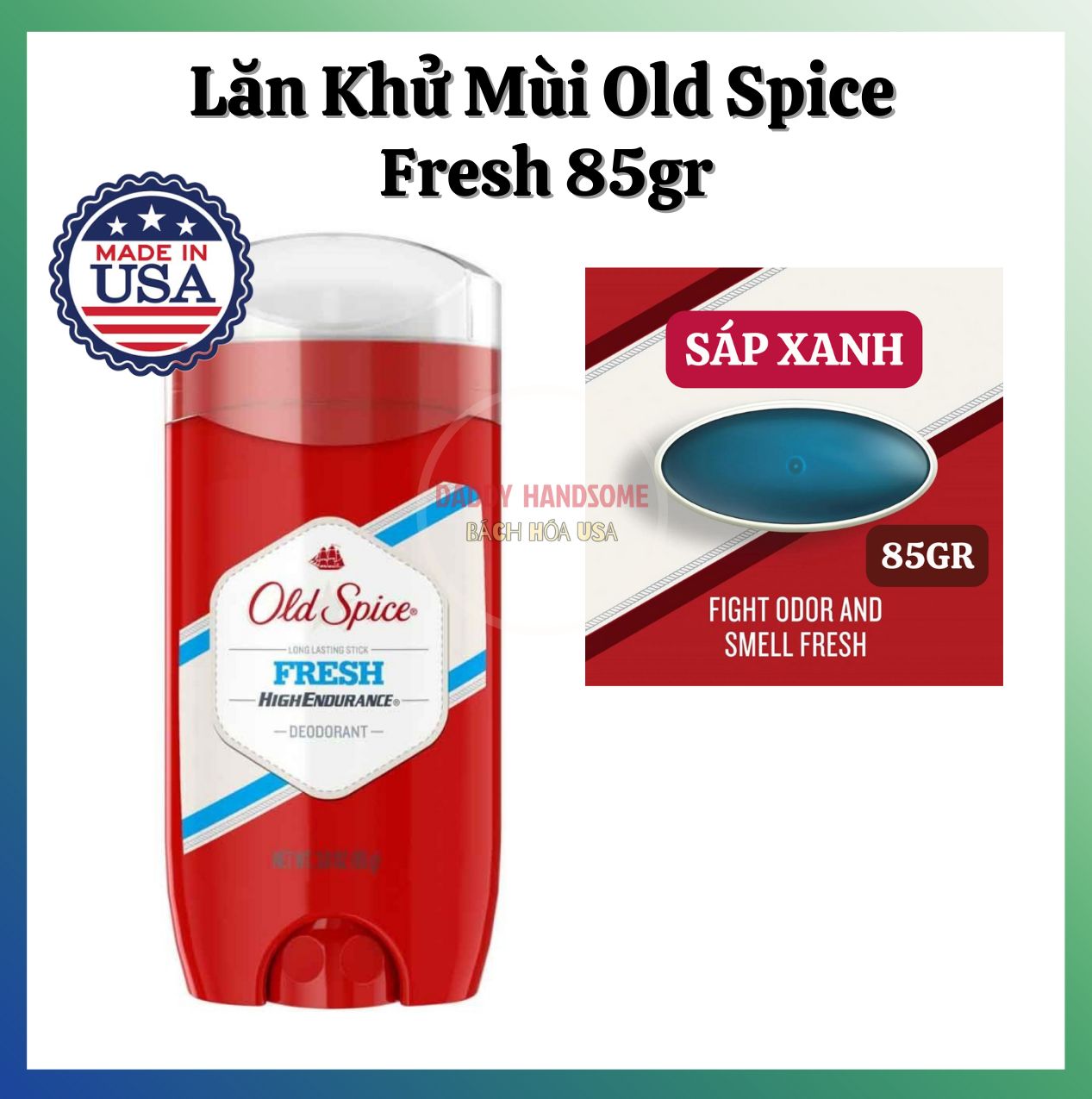 Sáp Khử Mùi Old Spice Dành Cho Nam nhiều mùi hương 85g - MixASale