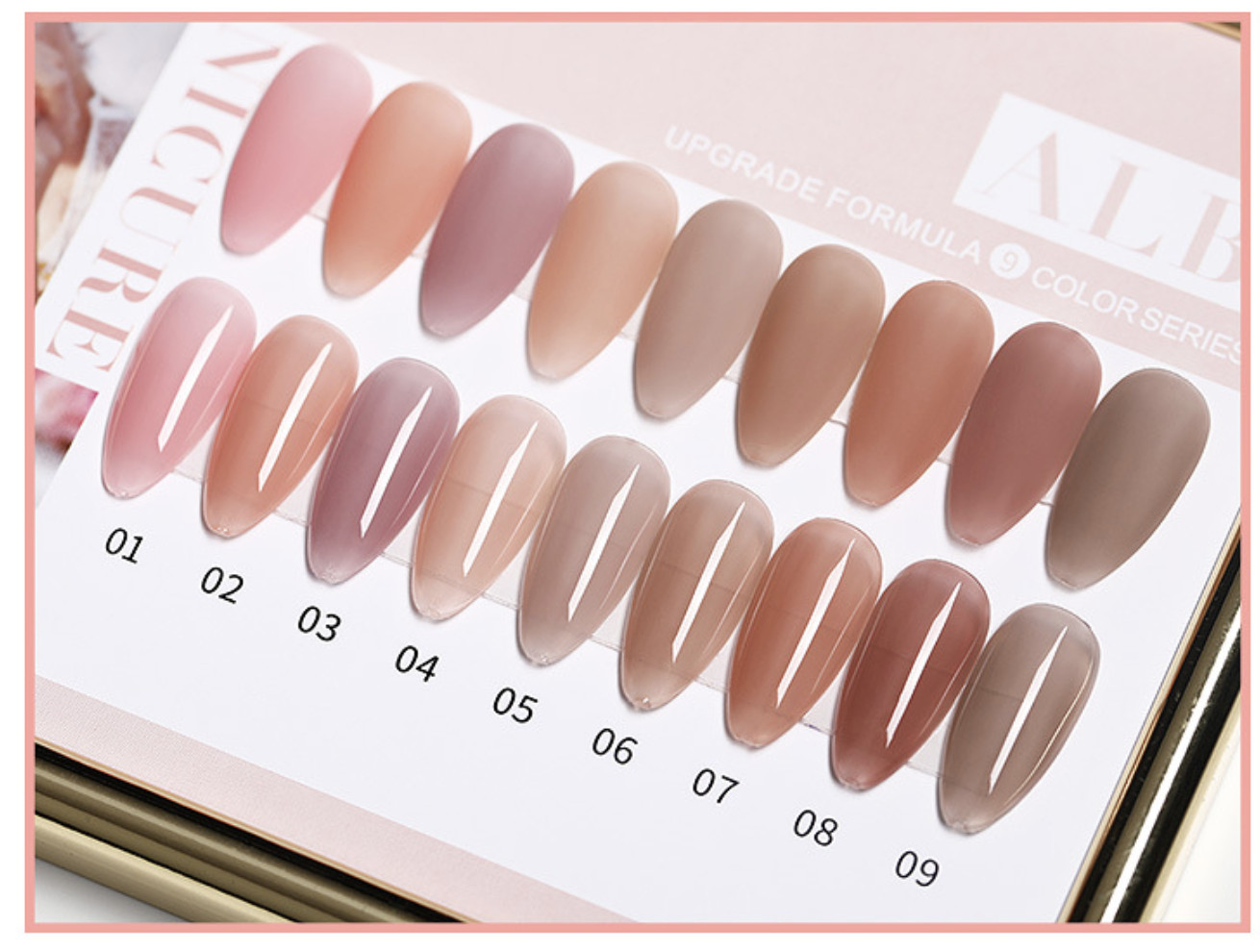 Sơn Gel Thạch AS Mã ALB  Chính Hãng 15ML
