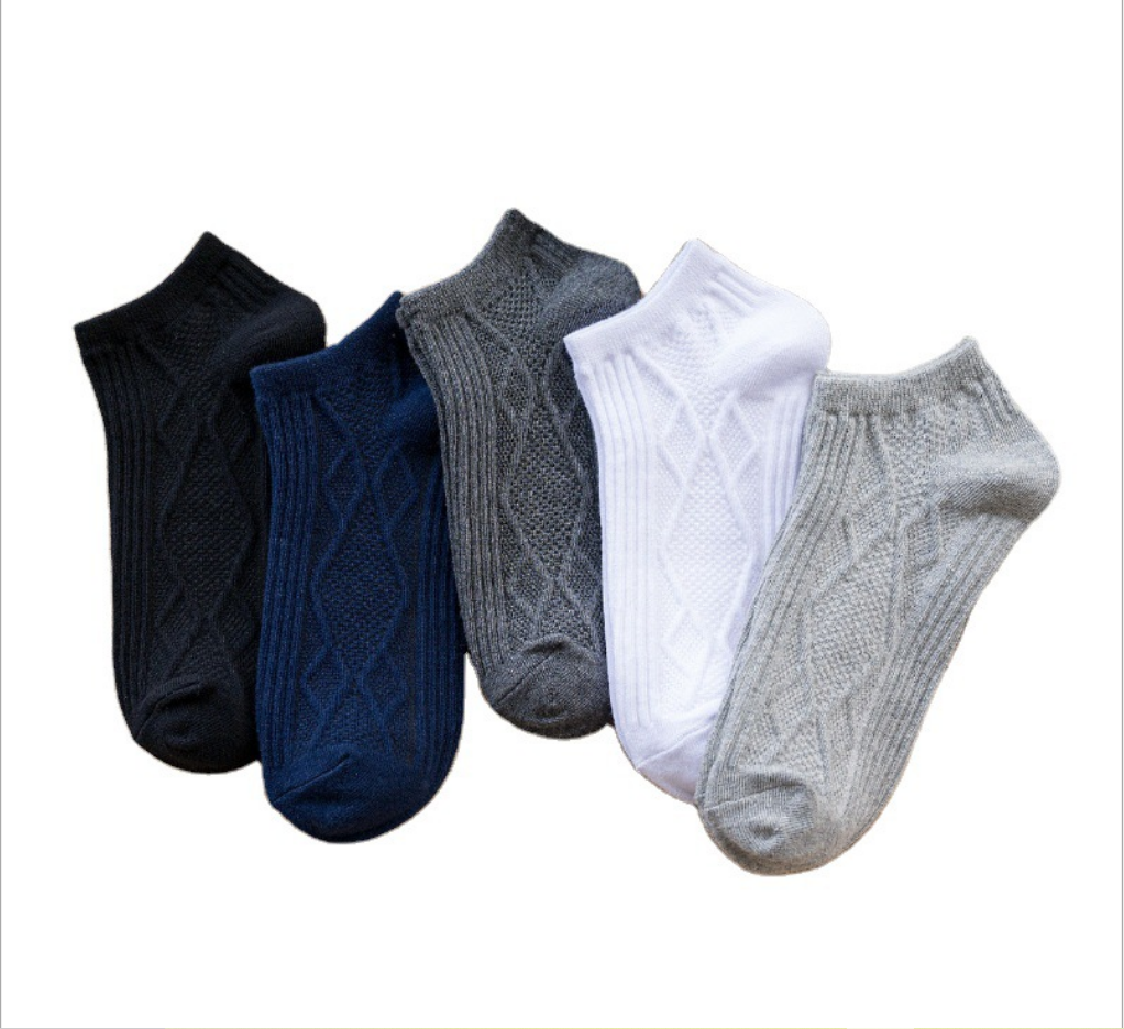 [Giá Khuyến mãi] 9 màu sắc - Tất Nam, nữ cotton100% nội địa Nhật loại cổ ngắn cao cấp chun co giãn 4 chiều, thoáng khí, kháng khuẩn.