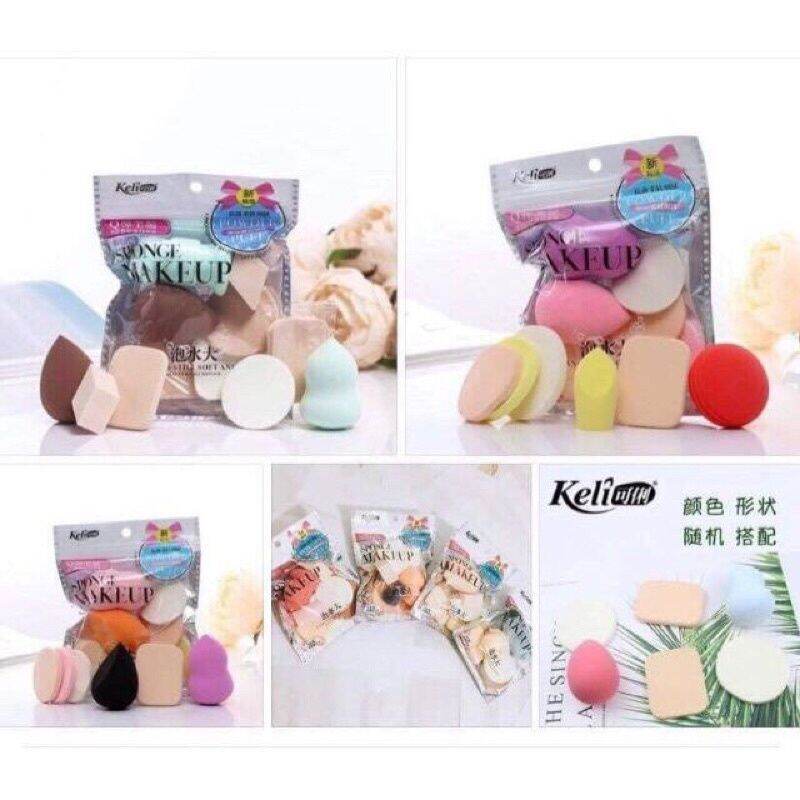 Mút 6 bông trang điểm tán phấn