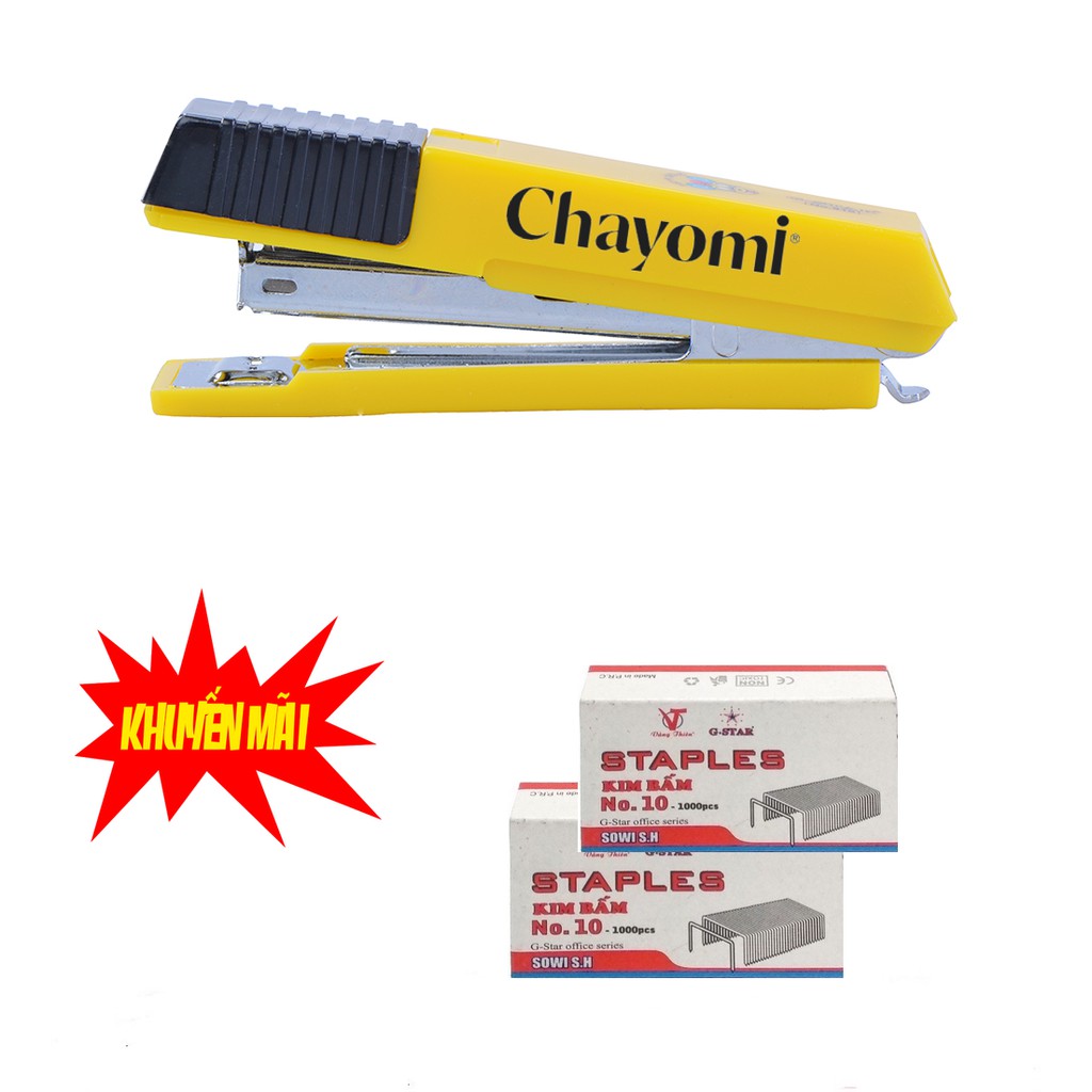 Bấm kim số 10 g-star 910 tặng 2 hộp kim bấm số 10