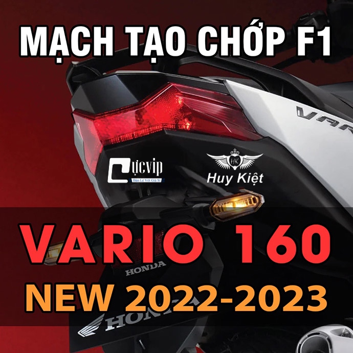 Vario 160 150 125 - bộ mạch sẵn giắc zin tạo chớp stop f1 cho vario 2018 - 2022, vario 160 mới ms5445
