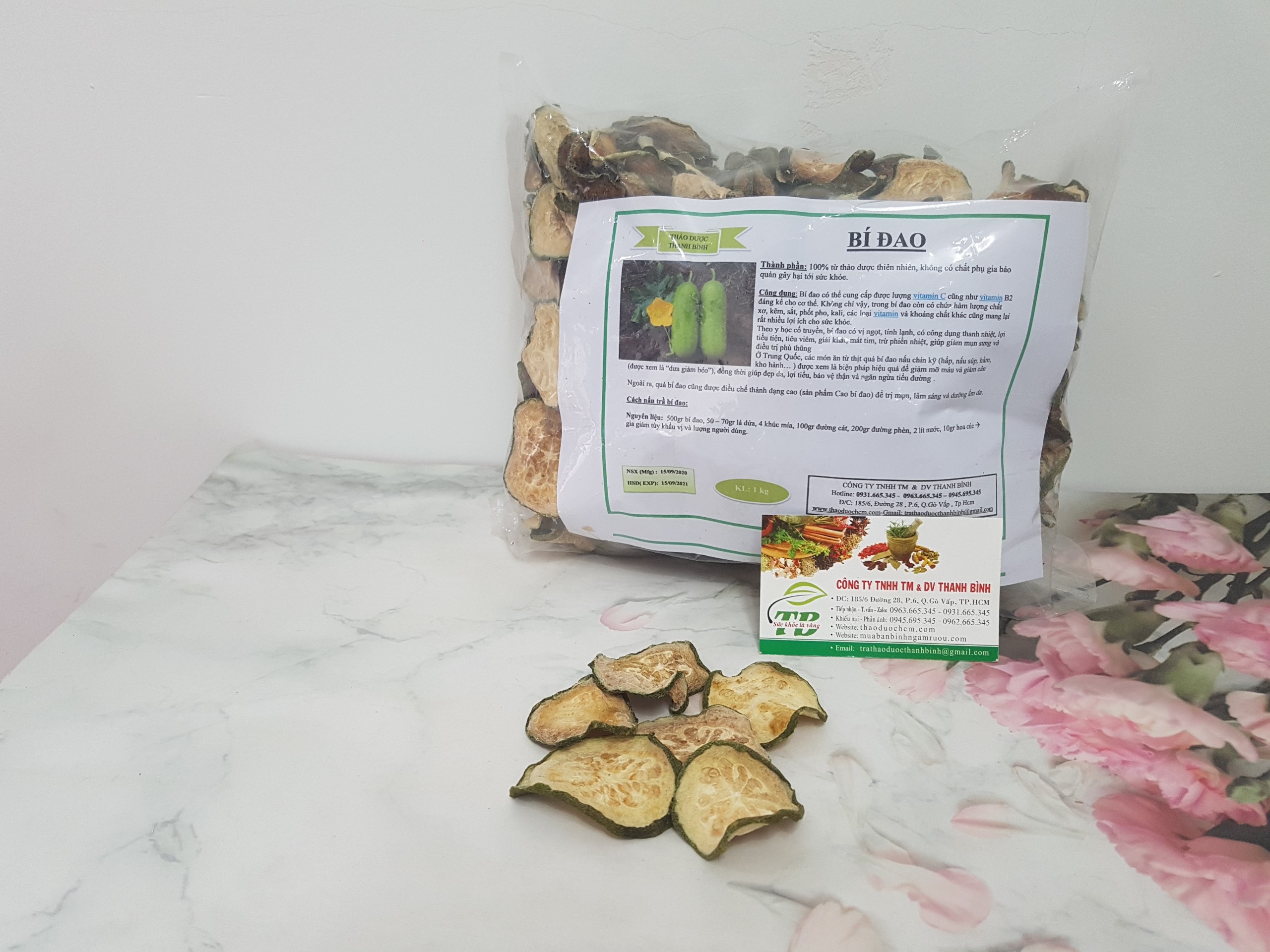 Bí Đao Khô 100G - Hàng Công Ty Chất Lượng