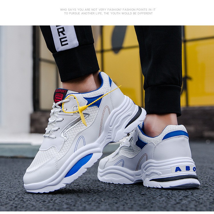 Giày Sneaker Nam Độn Đế 5Cm Abo - G038
