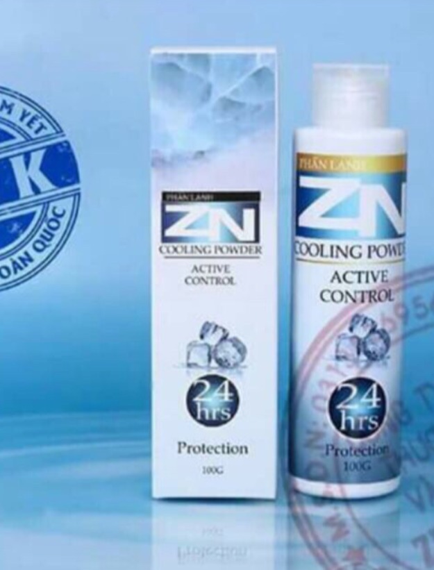 PHẤN LẠNH KHỮ MÙI CƠ THỂ ZN HOÀNG [100G]