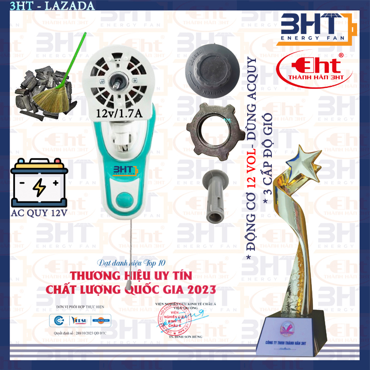 ĐẦU QUẠT 12V - 3 TỐC ĐỘ