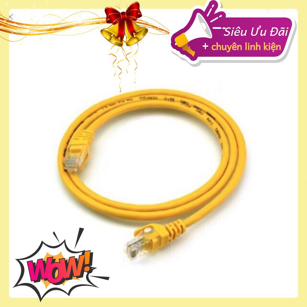 Dây Mạng CAT5E Bấm Sẵn 8 Lõi Dài 1.5m 2M