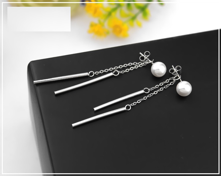 Bông tai inox nữ thời trang cao cấp tòn ten không đen quá xá rẻ- btnu2lc