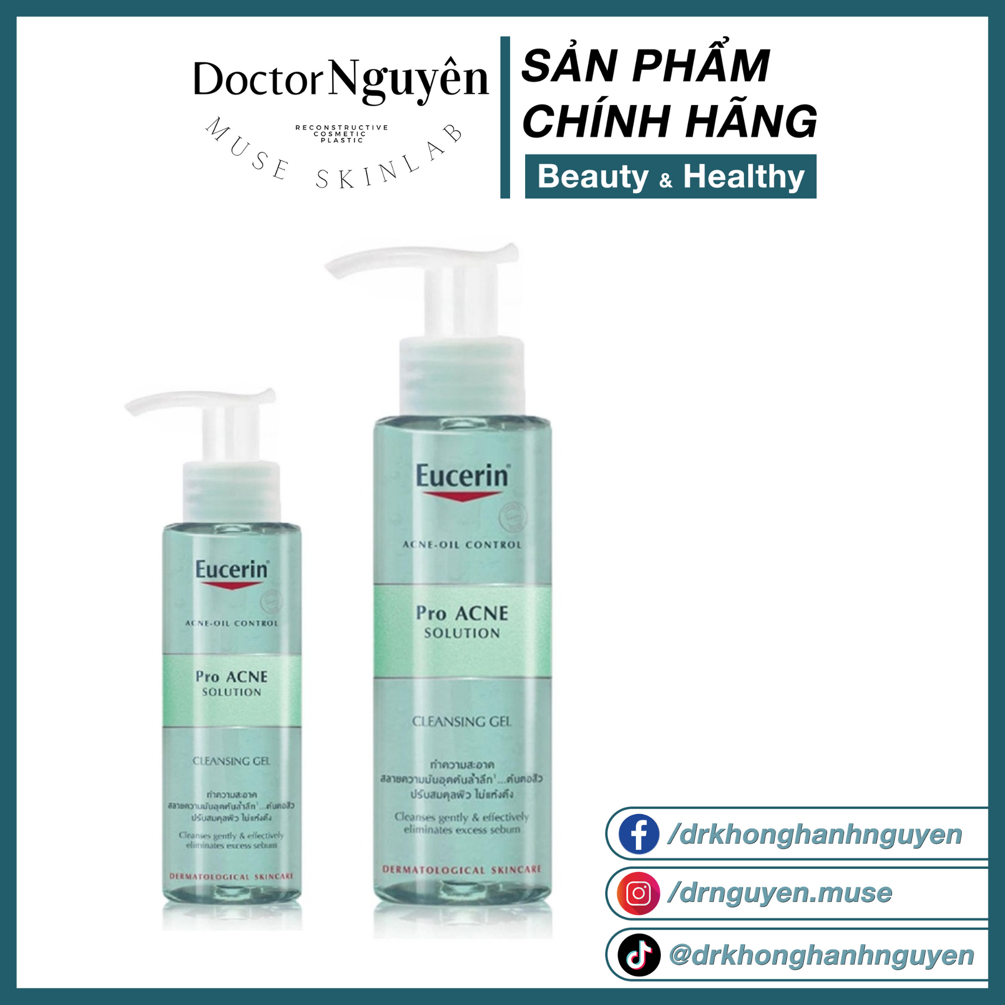 [HÀNG NHẬP KHẨU] Sữa Rửa Mặt Eucerin ProAcne Cleansing