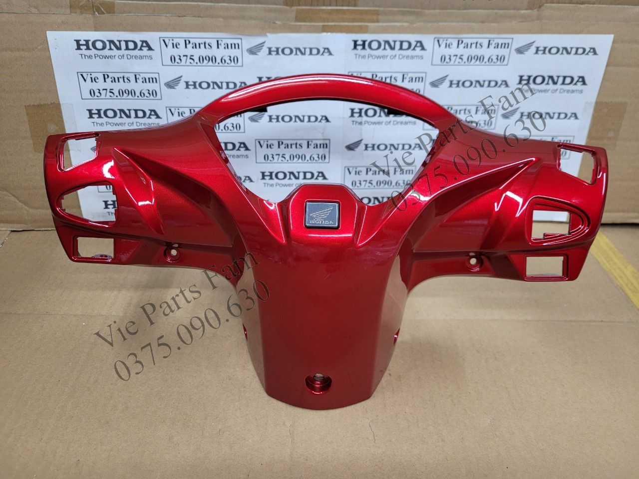 Nắp sau tay lái/ Bợ cổ/ ốp đầu sau xe Vision đời xe 2015-2020 nhiều màu, Chính hiệu Honda Motor VN