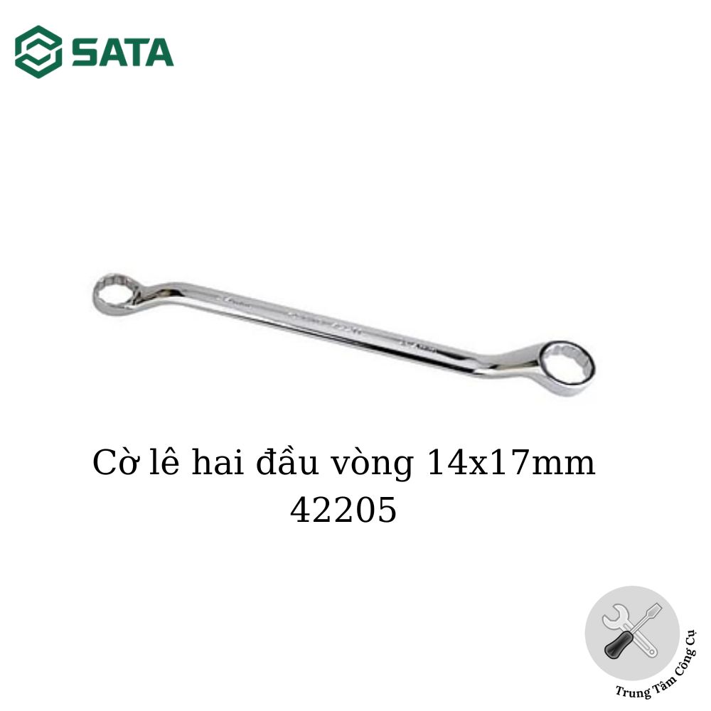 Cờ lê hai đầu vòng 14x17mm SATA 42205