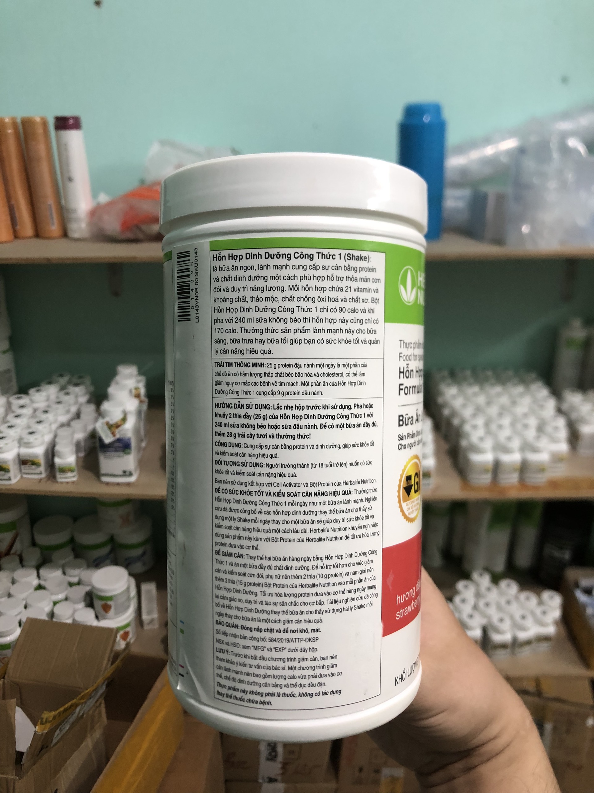 [587k] Bữa Ăn Lành Mạnh vị dâu CÔNG THỨC 1 (550g)