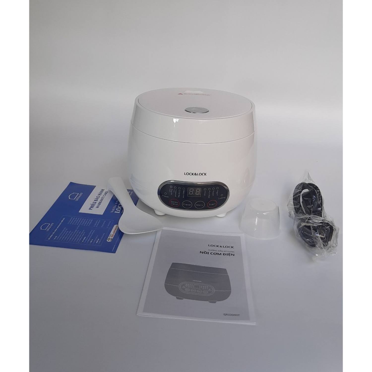 Nồi Cơm Điện Mini siêu tiện lợi 0.8 lít Lock&Lock EJR326