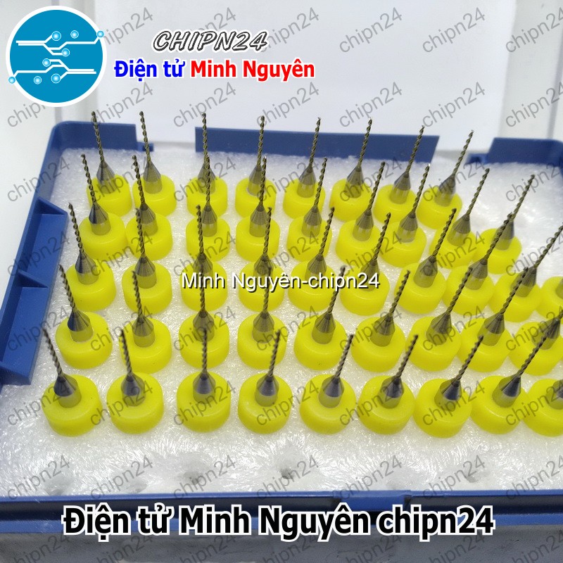 [2 cây] Mũi khoan mạch in CNC 0.7mm (Mạch điện tử, PCB)