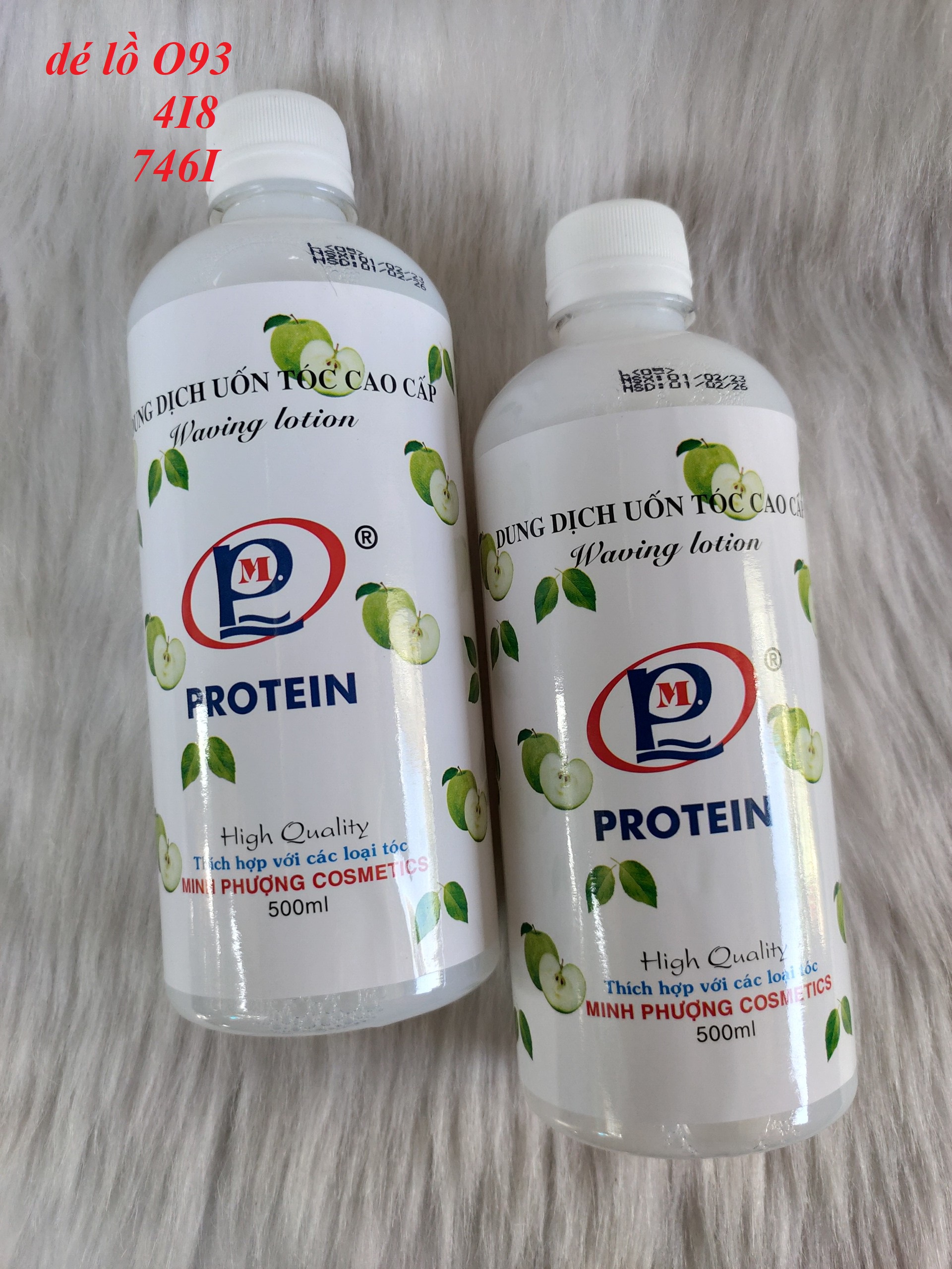 Dung dịch uốn lạnh bình dân trái táo