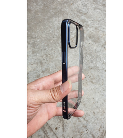 Ốp iphone 12 Hãng Devia lưng trong viền màu cho Iphone 12 / 12 pro / 12 max / 12 pro max