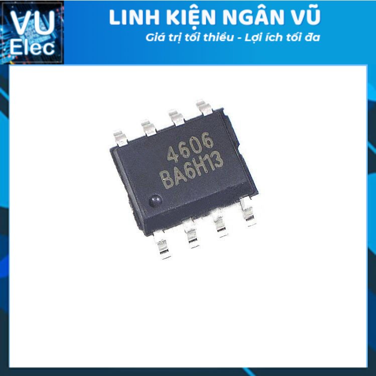 AO4606 SOP8 MOSFET N-P-2CH 6A 30V
