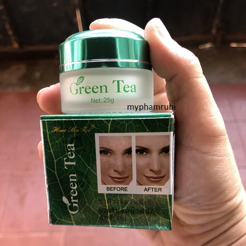 kem trắng da 7 ngày Green tea