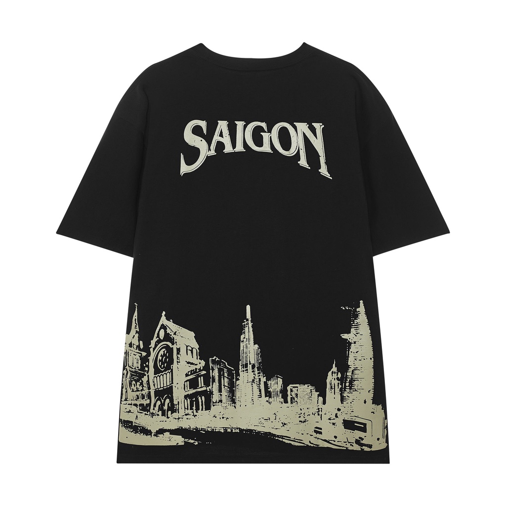 DFFÁo thun local brand Sài Gòn Tee By UniSpace