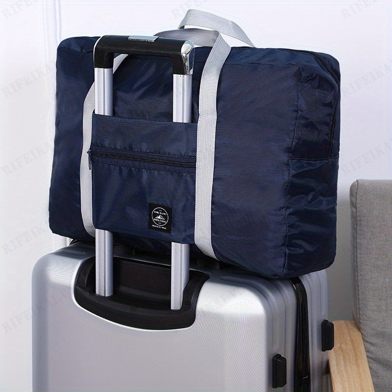 Foldable Large-capacity Travel Storage Bag, Lightweight Multi Duffel HandBag With Zipper