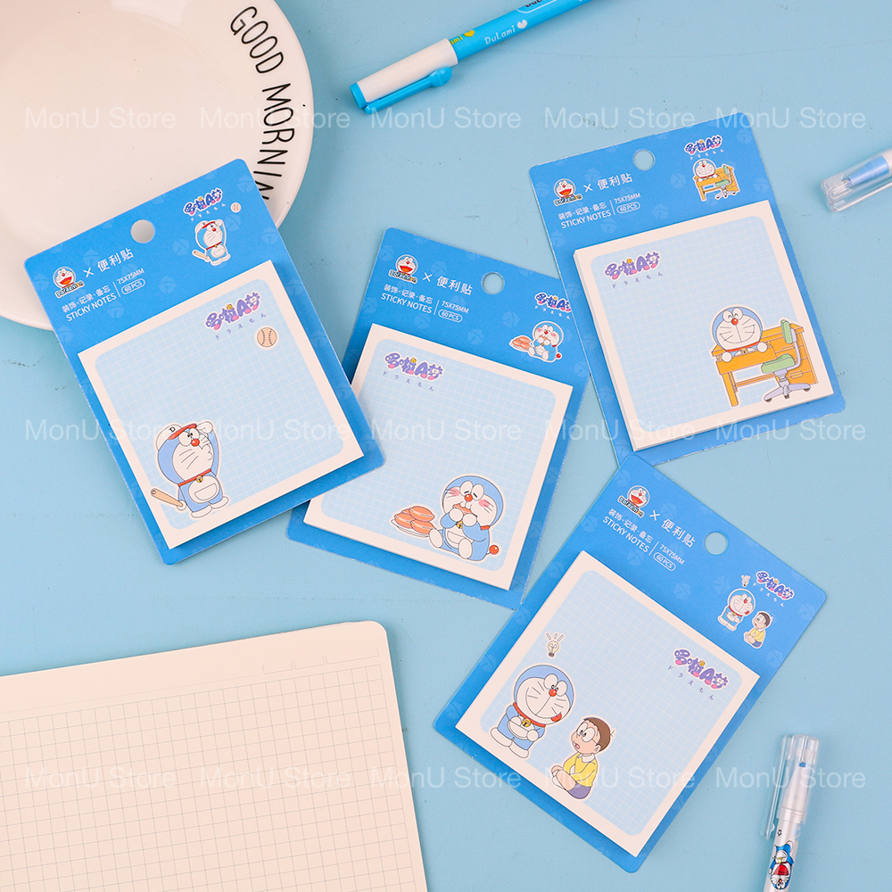 Giấy note DORAEMON DOREMON xấp 60 tờ dễ thương cute MON0377