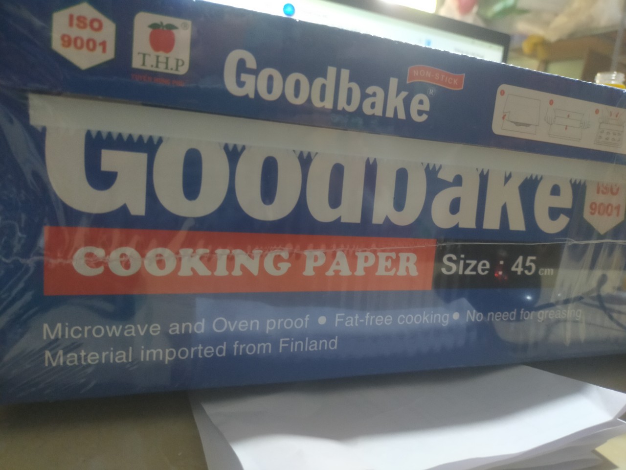 [GB100 – CÂY LỚN (45cm x 100m)] GIẤY NẾN NƯỚNG BÁNH [VN] GOODBAKE Baking Paper (thp-hk)